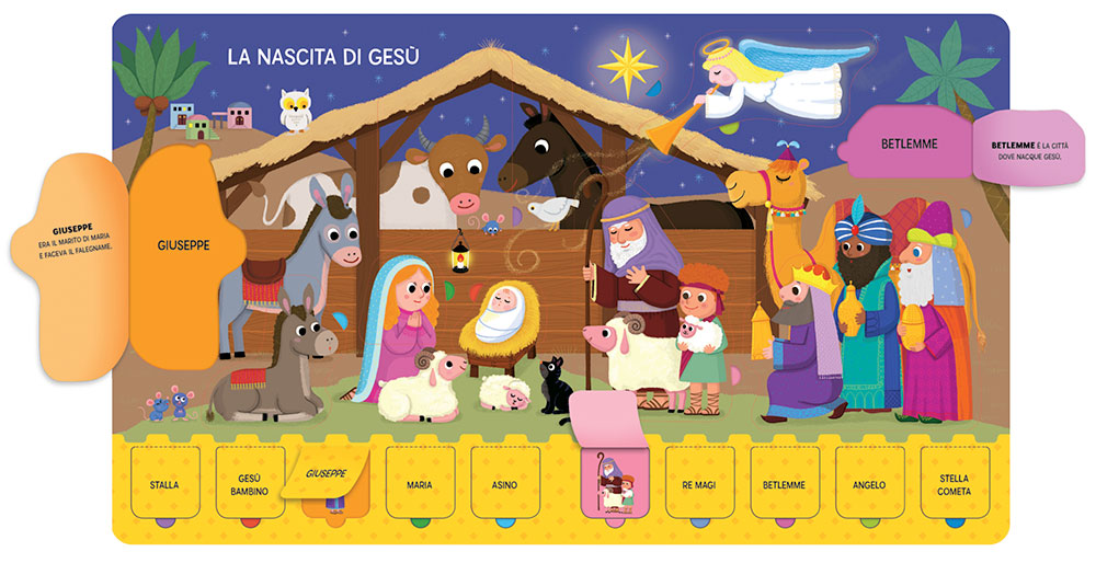 Che bello il Natale!::Apri le finestrelle e scopri le parole del Natale! - Con più di 160 finestrelle