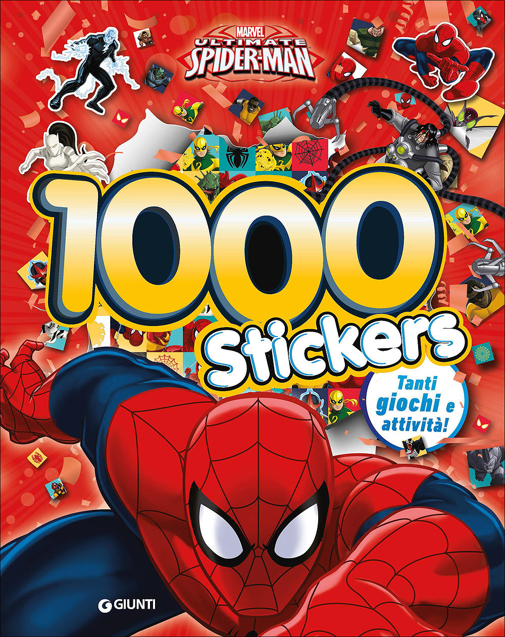 500/1000 Stickers - Ultimate Spider-Man. 1000 Stickers::Tanti giochi e attività!