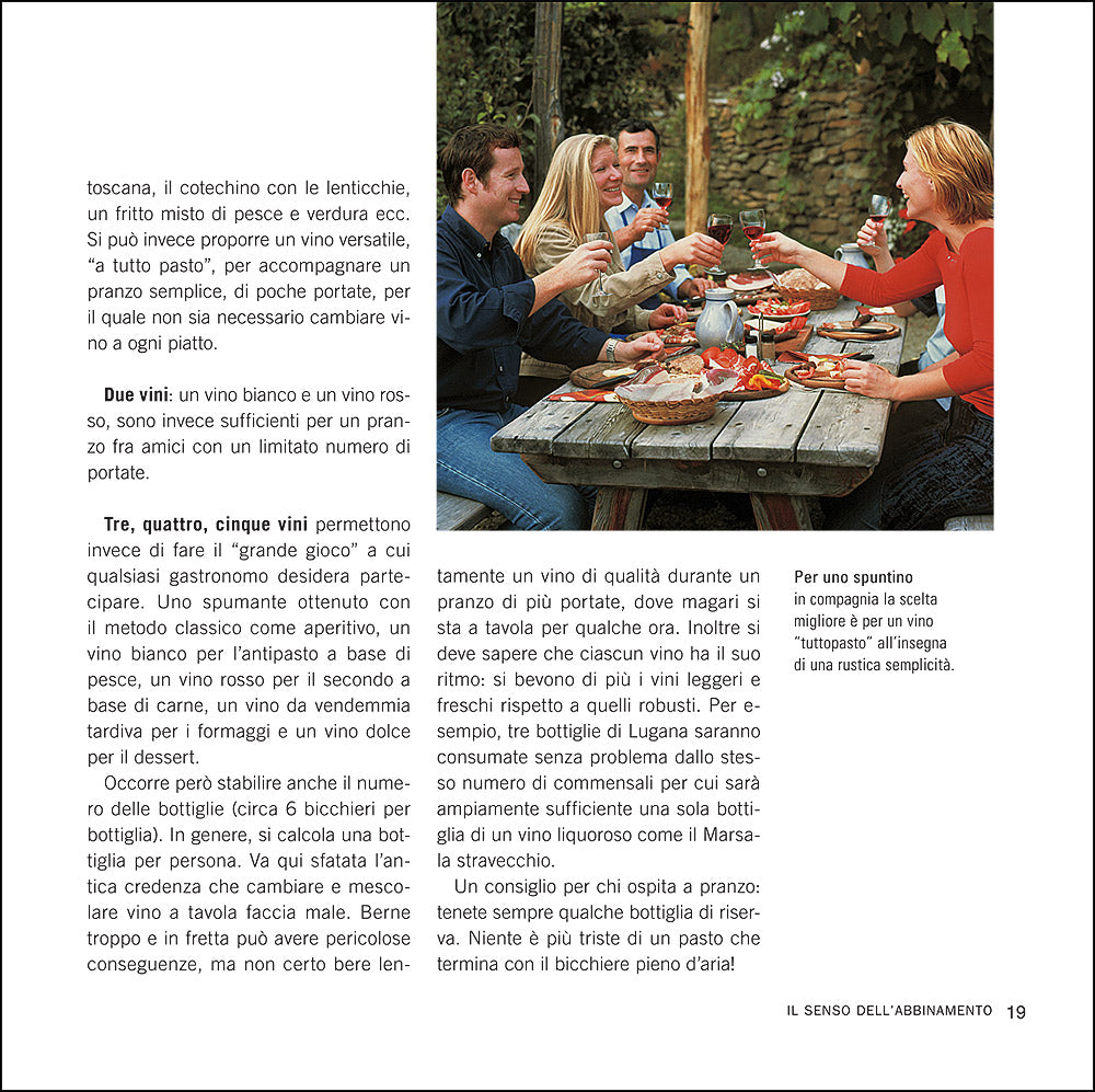 Manuale degli abbinamenti::Armonie del gusto, ideali contrasti fra vino e cibo