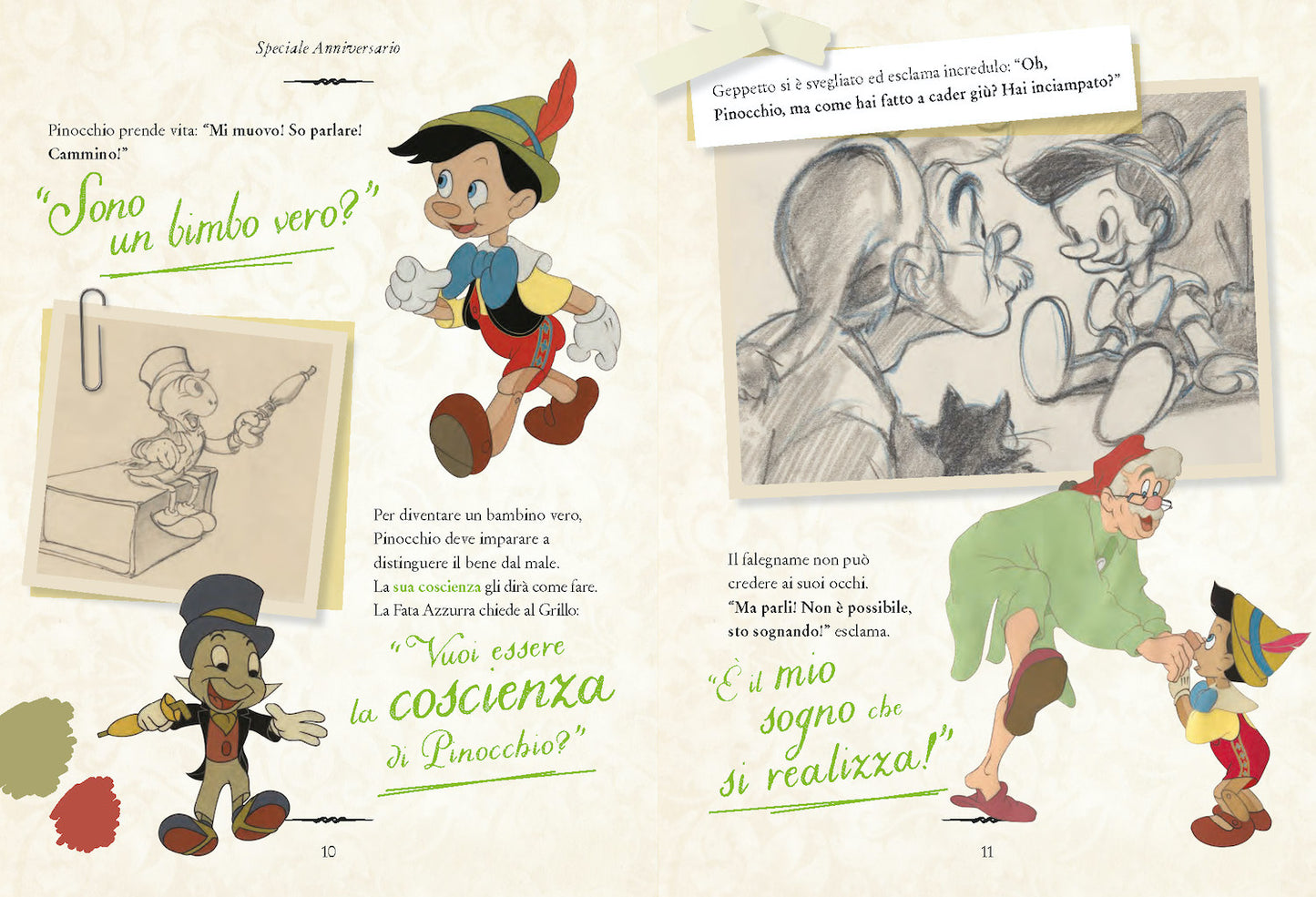 Pinocchio Speciale Anniversario Edizione limitata::Disney 100 Anni di meravigliose emozioni