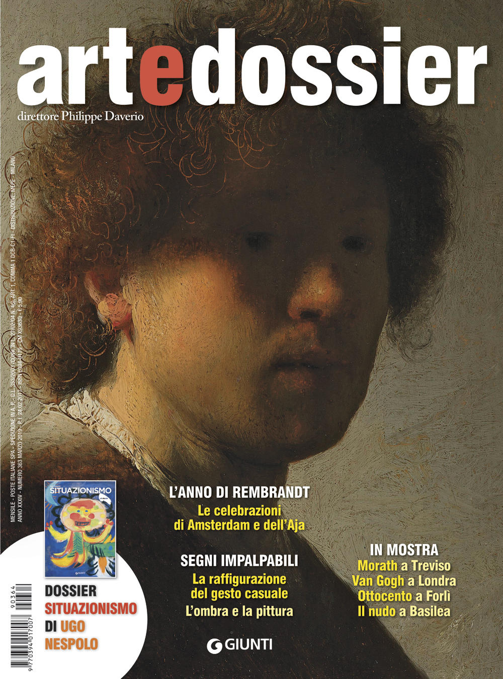 Art e dossier 364, Aprile 2019::allegato a questo numero il dossier Situazionismo di Ugo Nespolo