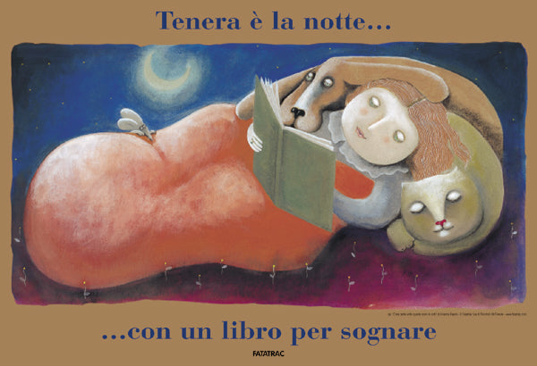 Tenera è la notte... con un libro per sognare::da: C'era tante volte quante sono le notti di Arianna Papini