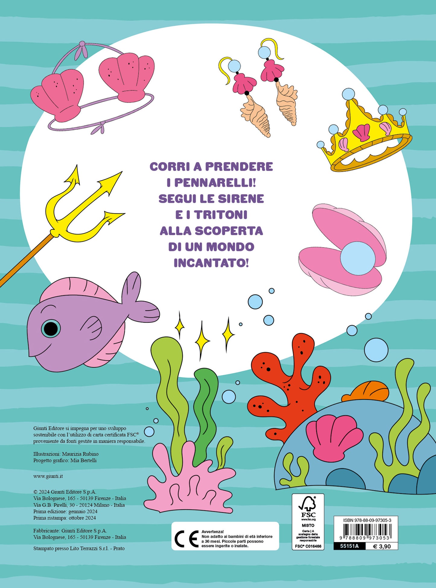 Colora e gioca con le sirene::Con stickers