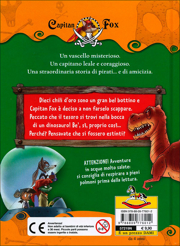 Capitan Fox - Pirati contro Dinosauri::Con tanti stickers!