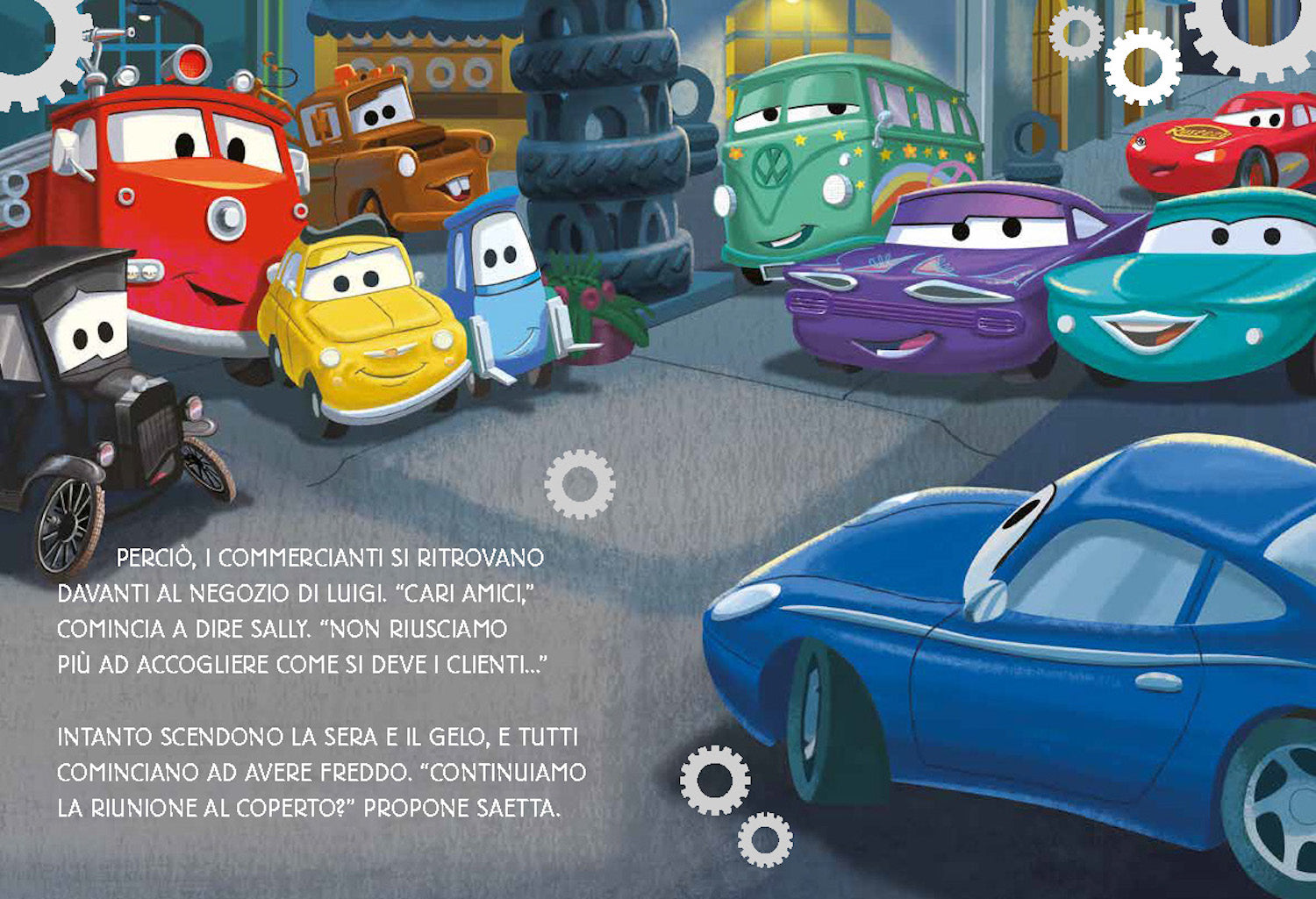 Cars 5 minuti prima di dormire - in maiuscolo, Walt Disney