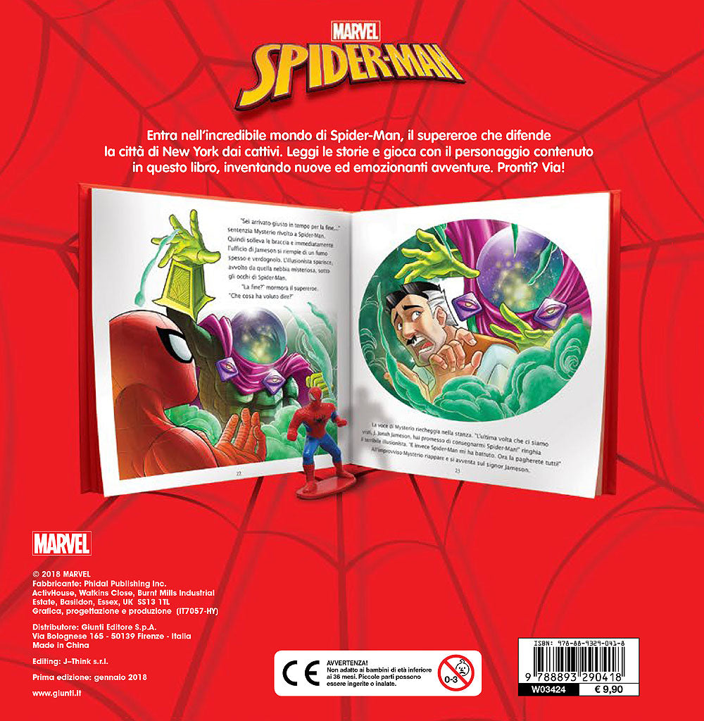 Storie con Sorpresa - Spider-Man::Contiene la figurina di Spider-Man