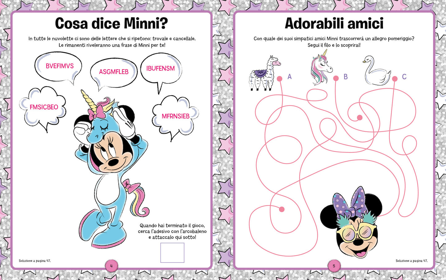 Minnie Unicorni che passione! 1000 Sticker::Tanti giochi e attività