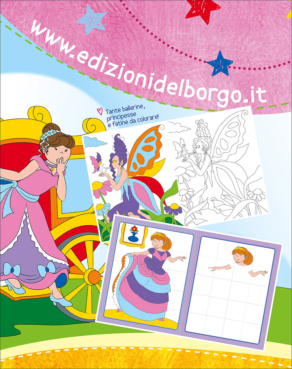 Fare giocare disegnare colorare con Fate Principesse Ballerine