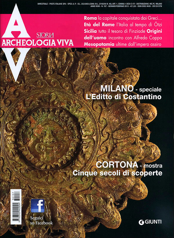 Archeologia Viva n. 157 - gennaio/febbraio 2013::Rivista bimestrale
