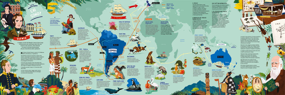 I grandi viaggi di Darwin::Un naturalista intorno al mondo