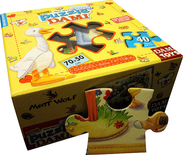 Primi Puzzle Dami Soffici. I cuccioli della fattoria::Dami Toys