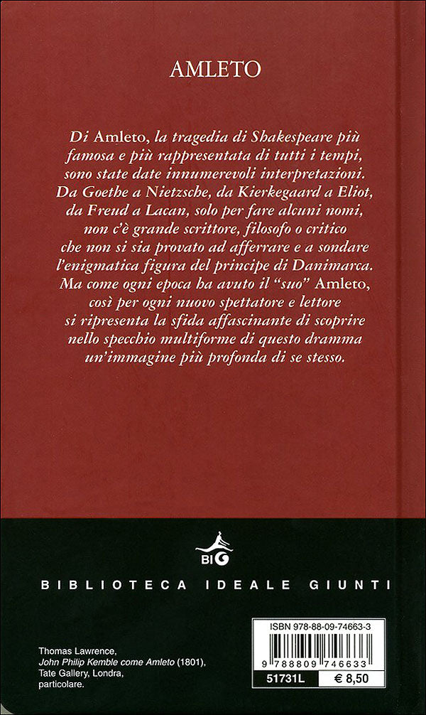 Amleto::Testo originale a fronte