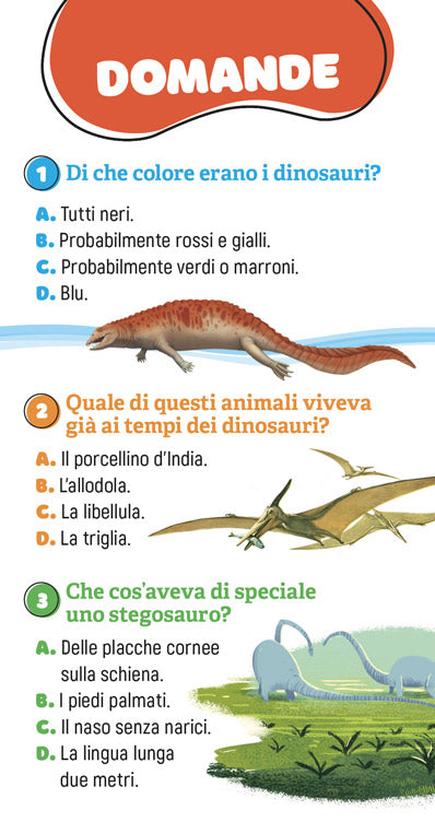 12o quiz sui dinosauri