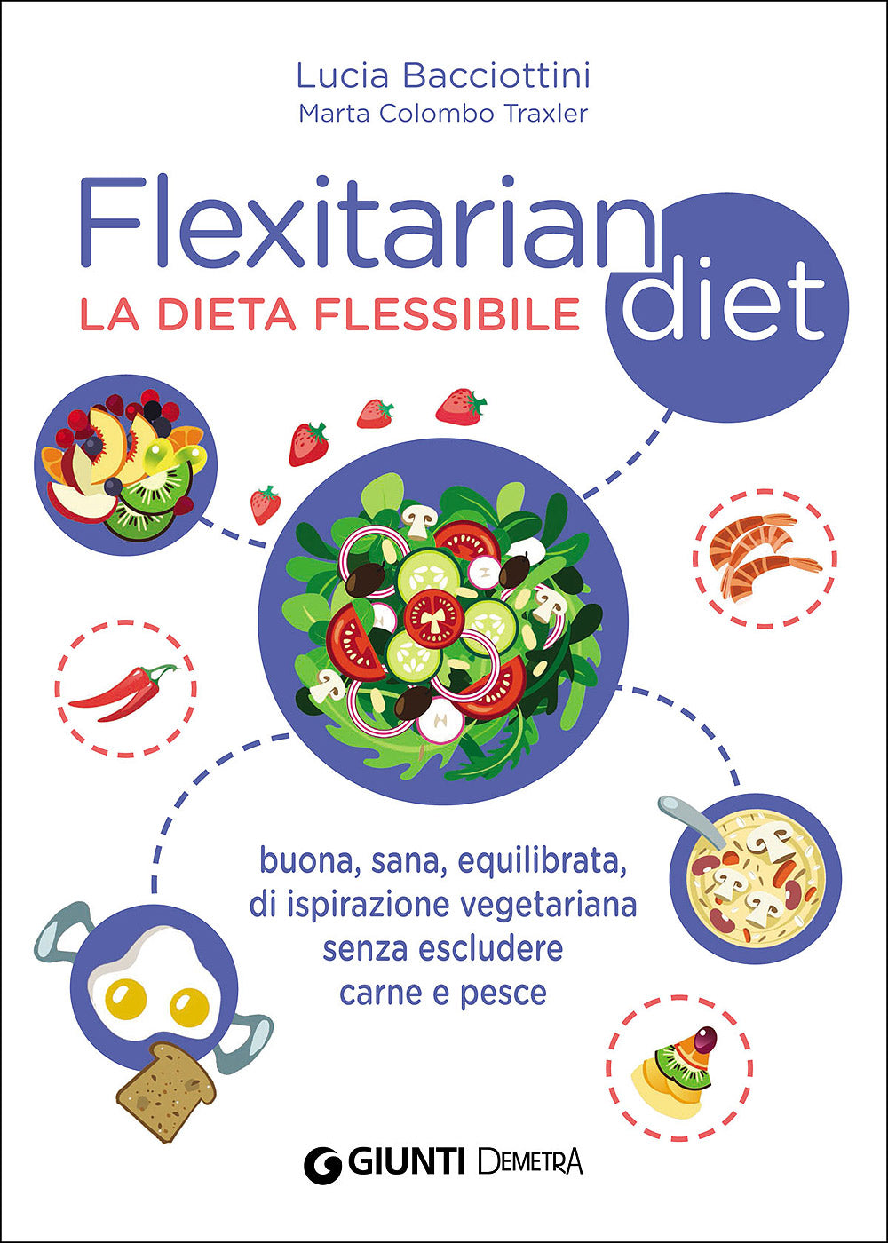 Flexitarian diet. La dieta flessibile::Buona, sana, equilibrata, di ispirazione vegetariana senza escludere carne e pesce