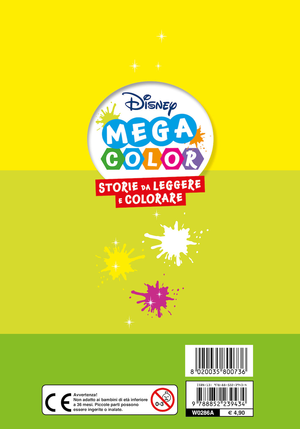 Disney Mega Color::Storie da leggere e colorare