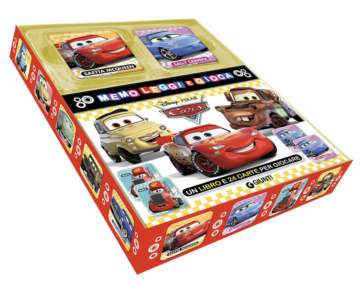 Cars Memo Leggi e Gioca::Un libro e 24 carte per giocare