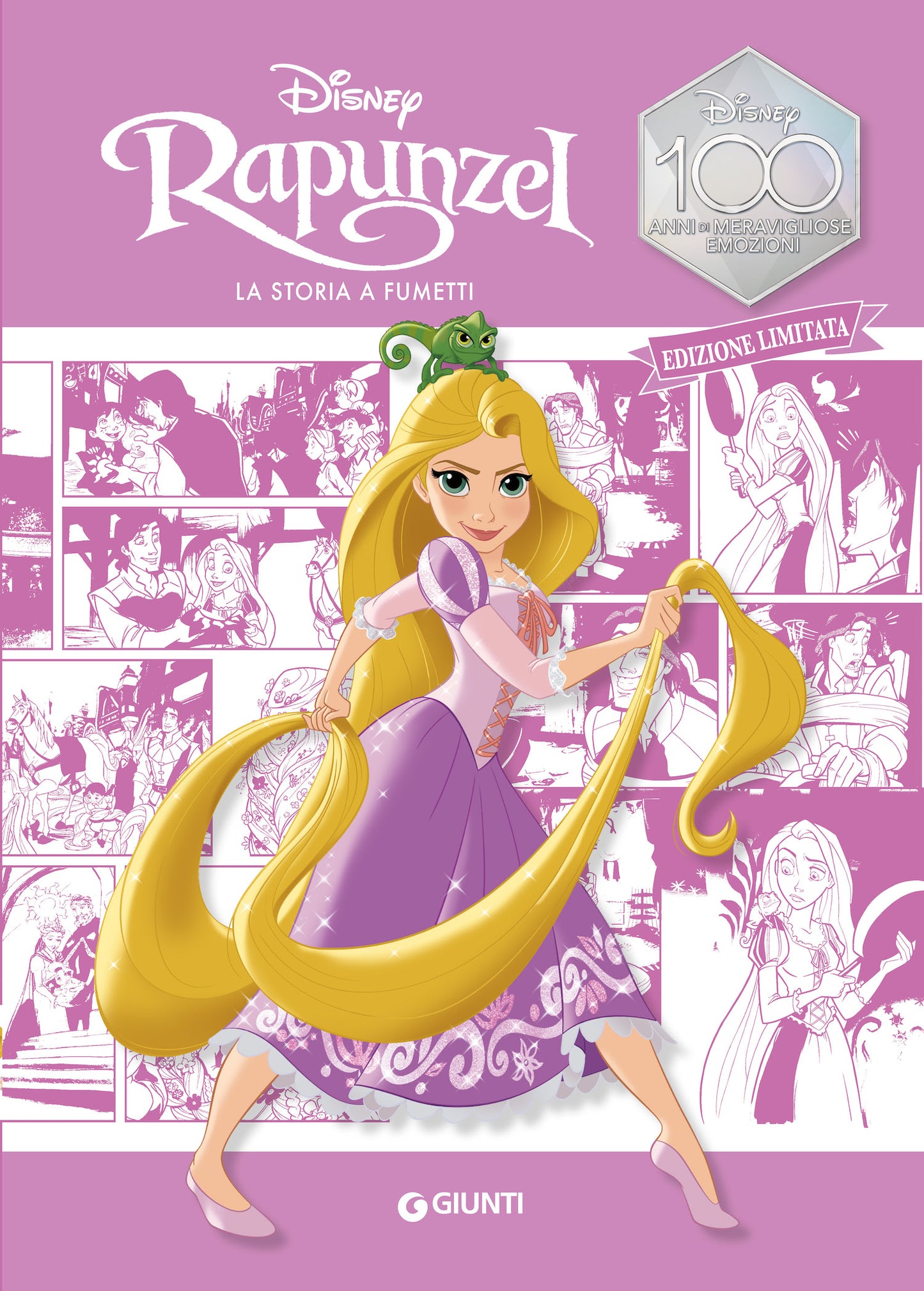 Rapunzel La storia a fumetti Edizione limitata::Disney 100 Anni di meravigliose emozioni