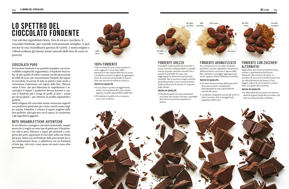 Il mondo del cioccolato::Conoscerlo, sceglierlo, imparare a degustarlo