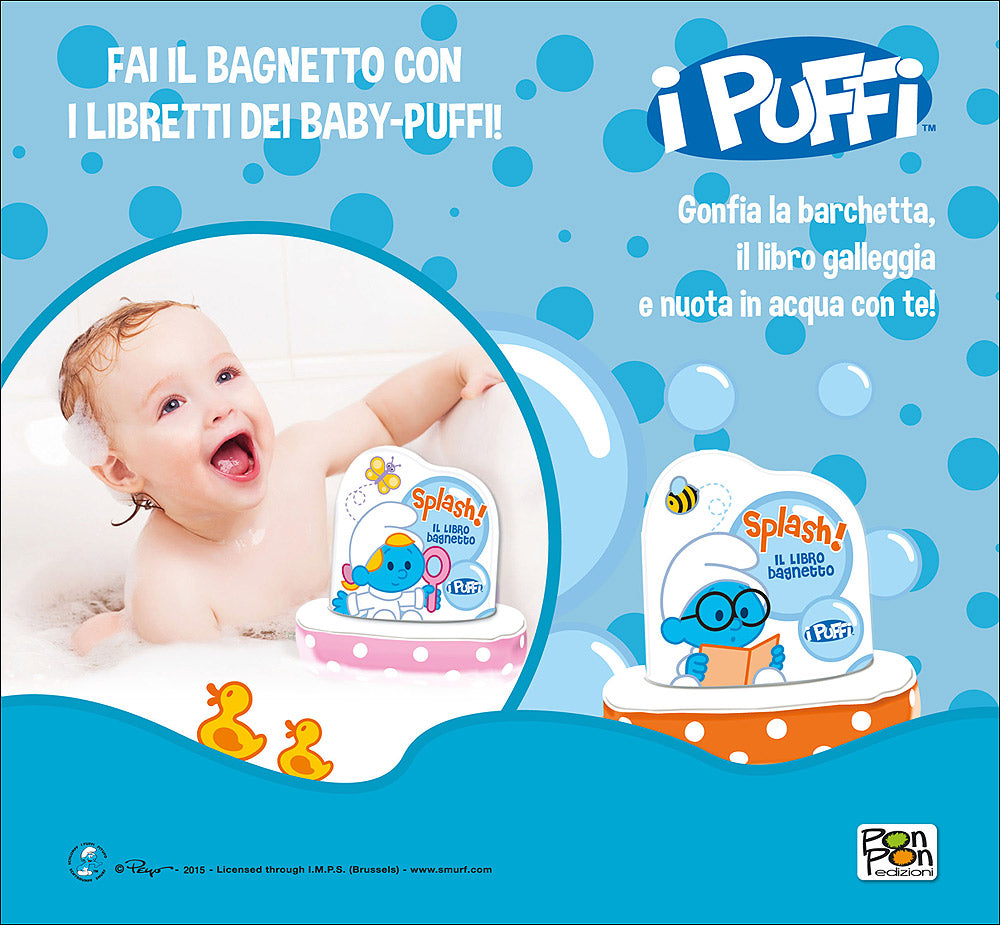 Splash! Il libro bagnetto di Puffo