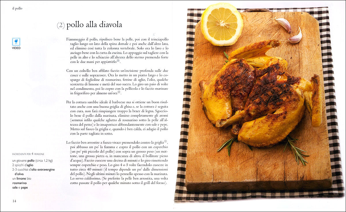 Pollo, coniglio & co.::Sul Web 10 videoricette step by step - Collana curata da Stefano Bonilli