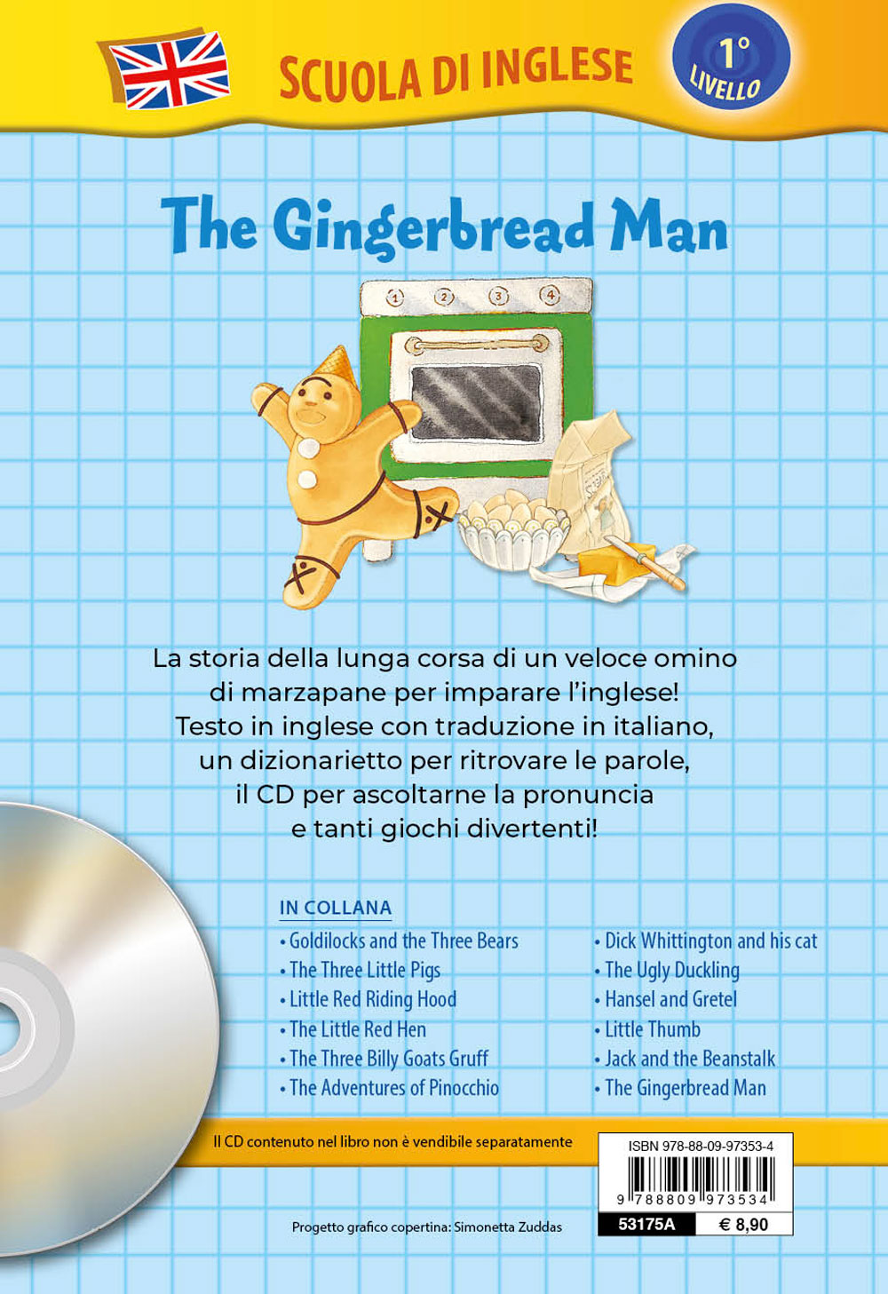 The Gingerbread man con CD::L'Omino di marzapane