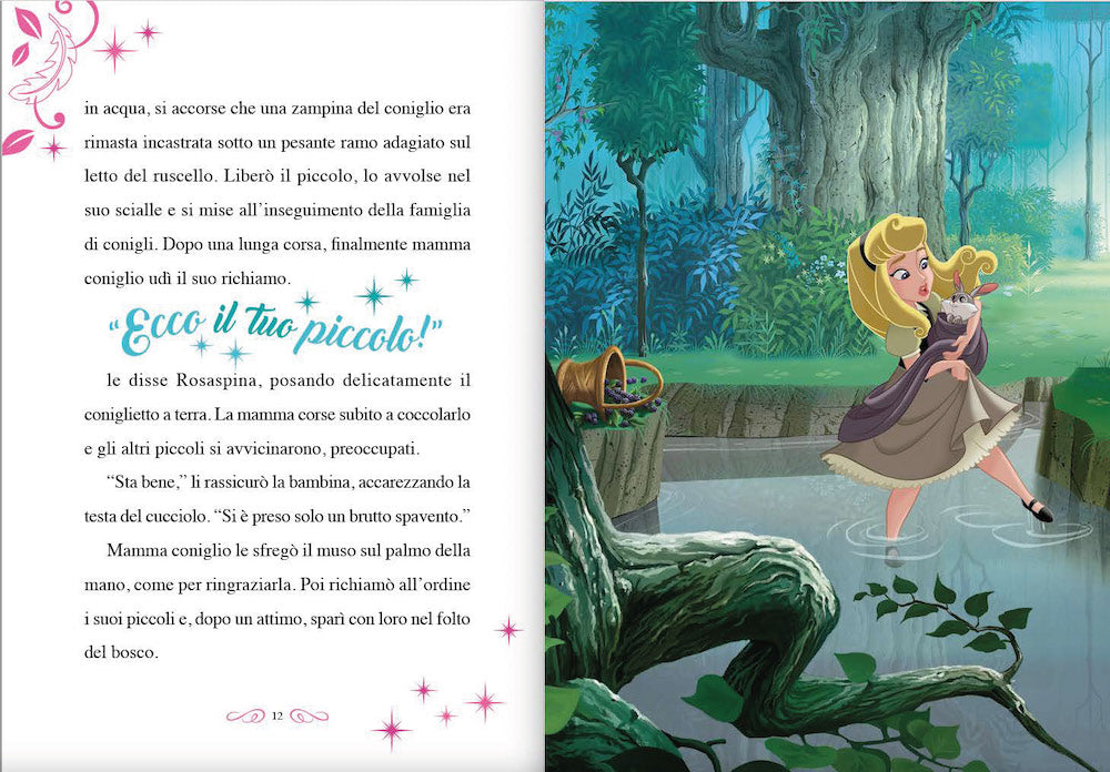 Storie di talenti Principesse da piccole Aurora e Jasmine::Ragazze che hanno allenato l'unicità e la gratitudine