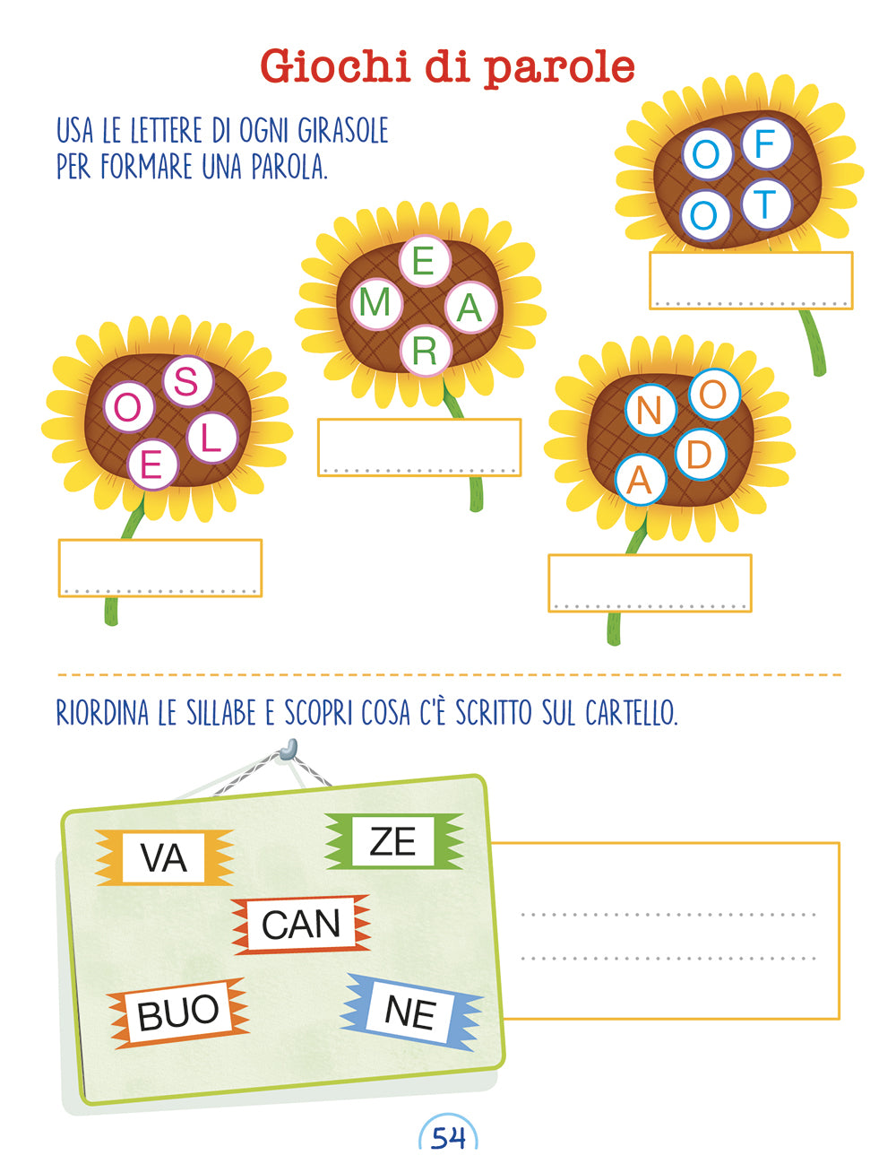 Esercizi per ripassare classe 1::da fare e rifare