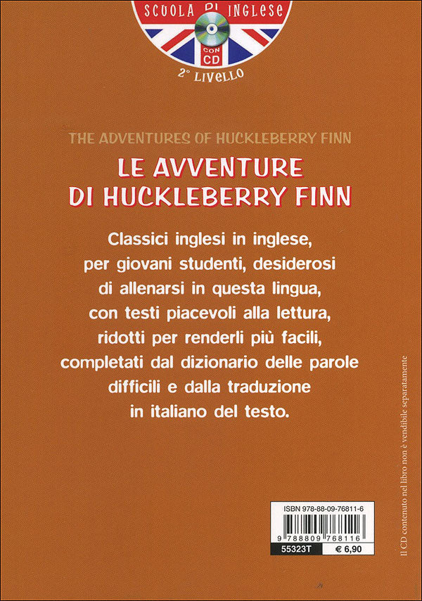 The adventures of Huckleberry Finn + CD::Con traduzione e dizionario