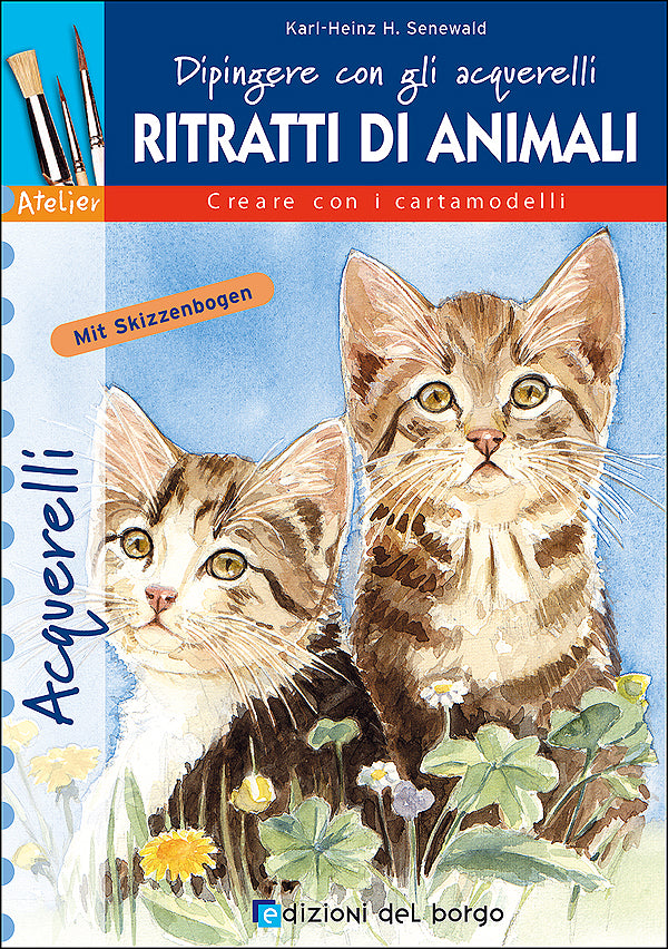 Dipingere con gli acquerelli ritratti di animali::Con le bozze dei disegni