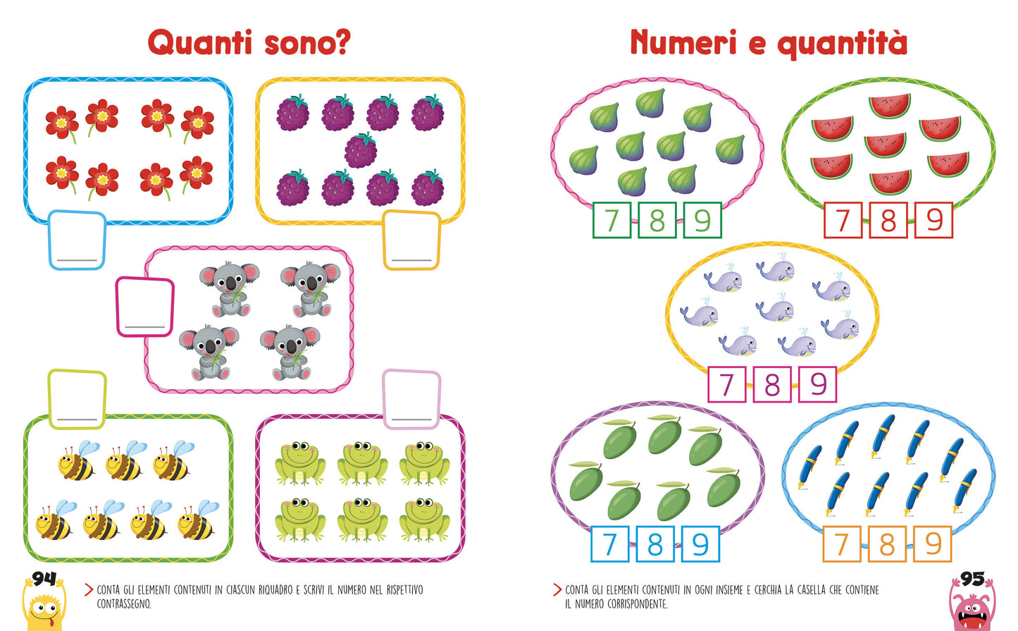 Lettere e numeri::Attività, giochi, pregrafismi, lettere e numeri