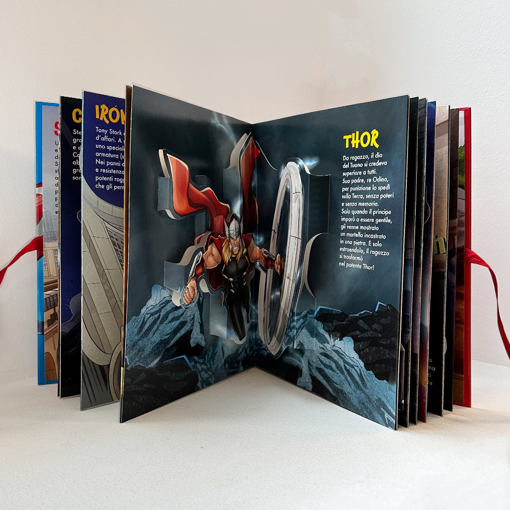 Marvel Libro Pop-up::Supereroi in 3D