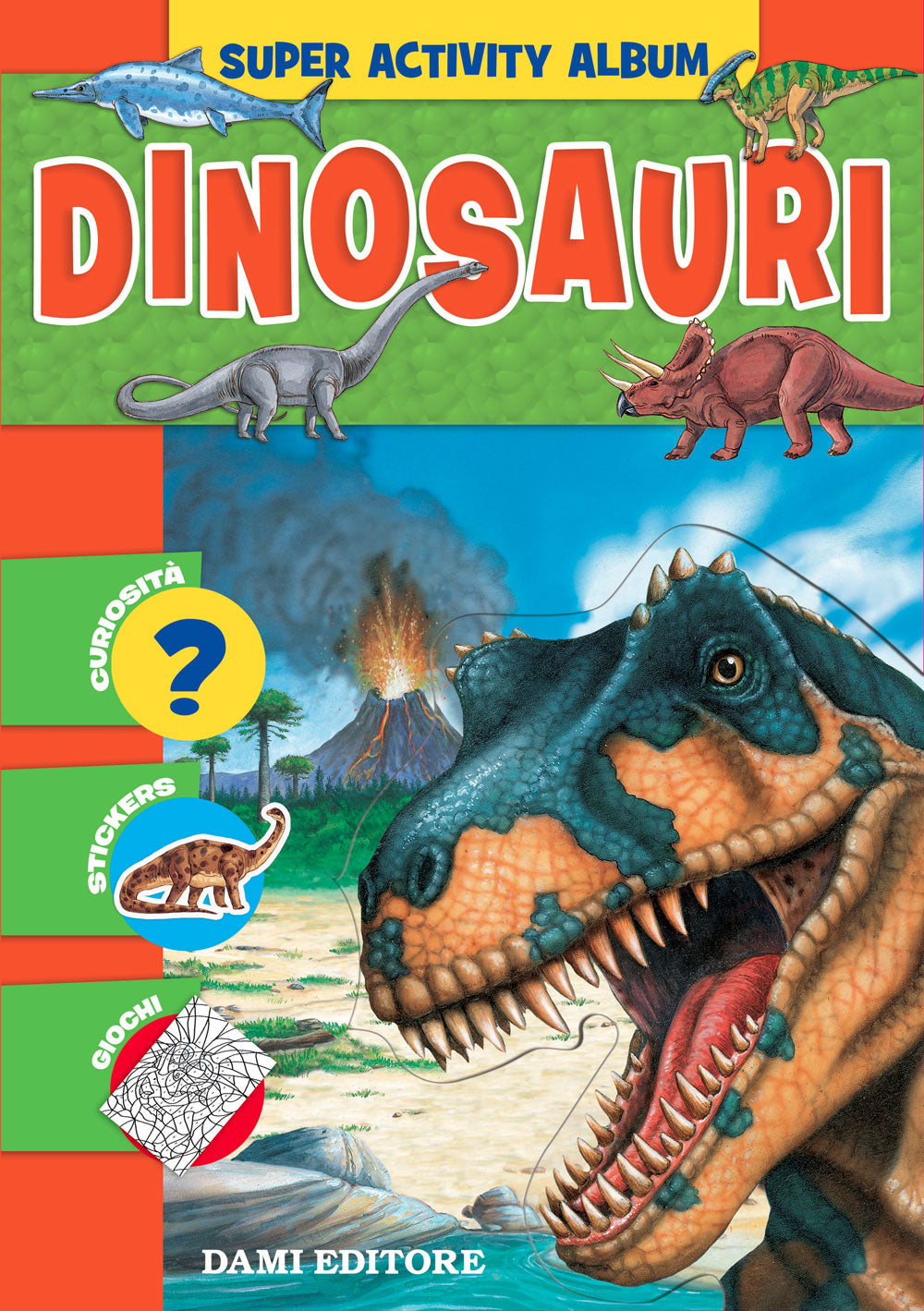 Dinosauri::Curiosità - Stickers - Giochi