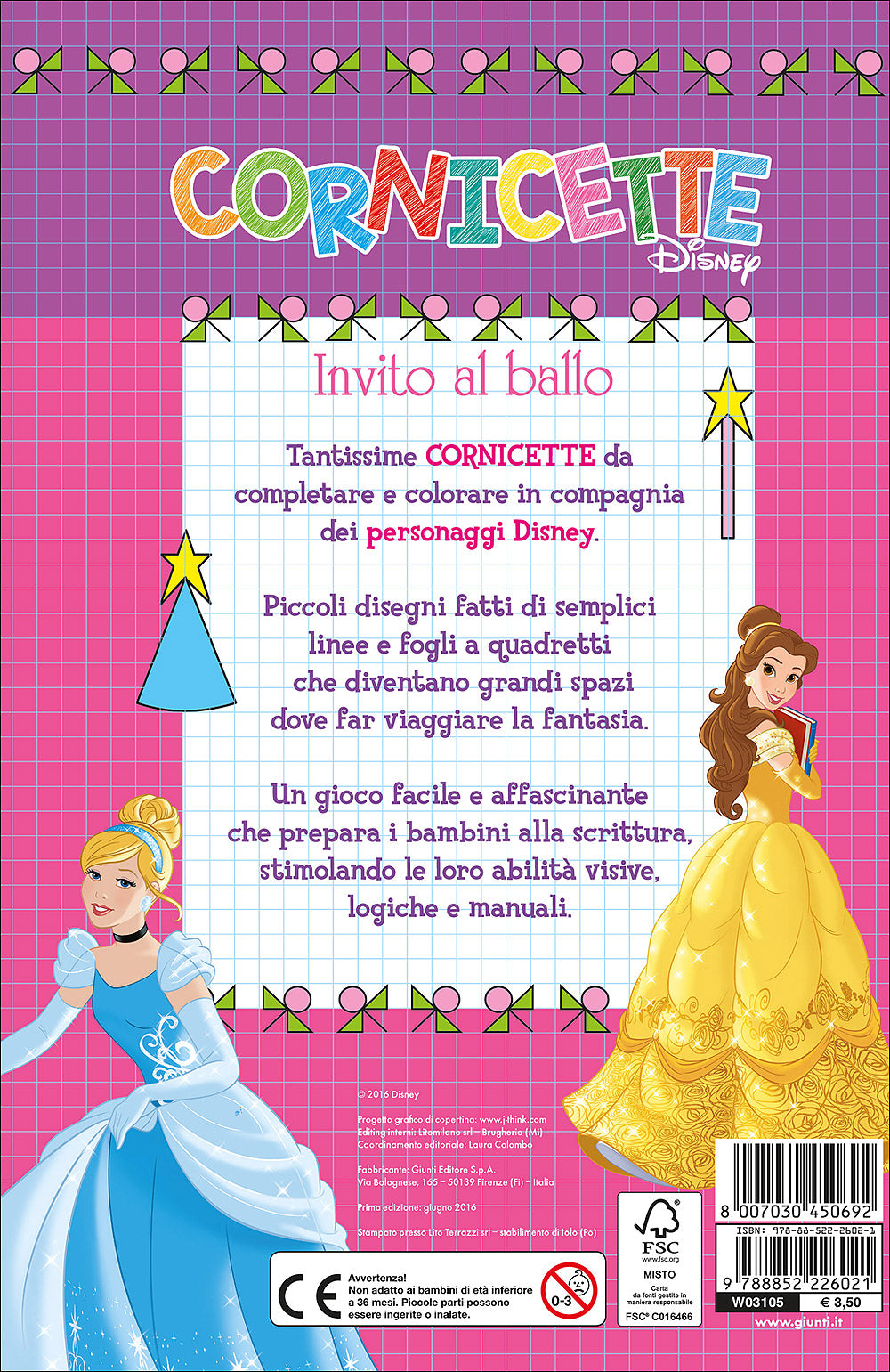 Cornicette - Principesse. Invito al ballo