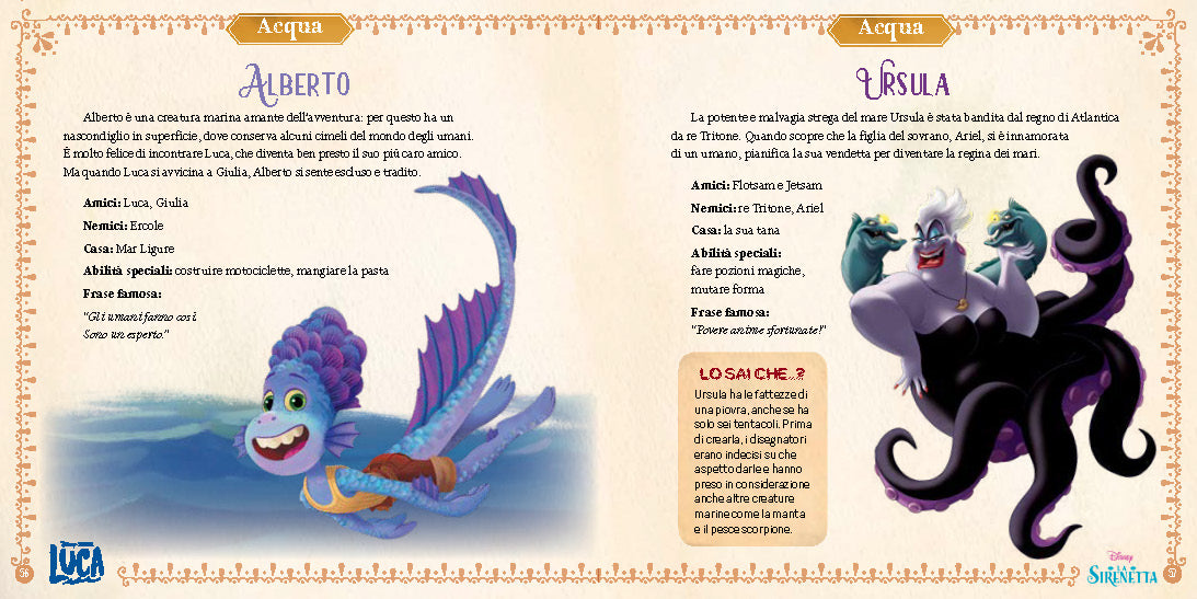 Creature fantastiche Disney - Chi è chi?::Fate, draghi, sirene, unicorni...