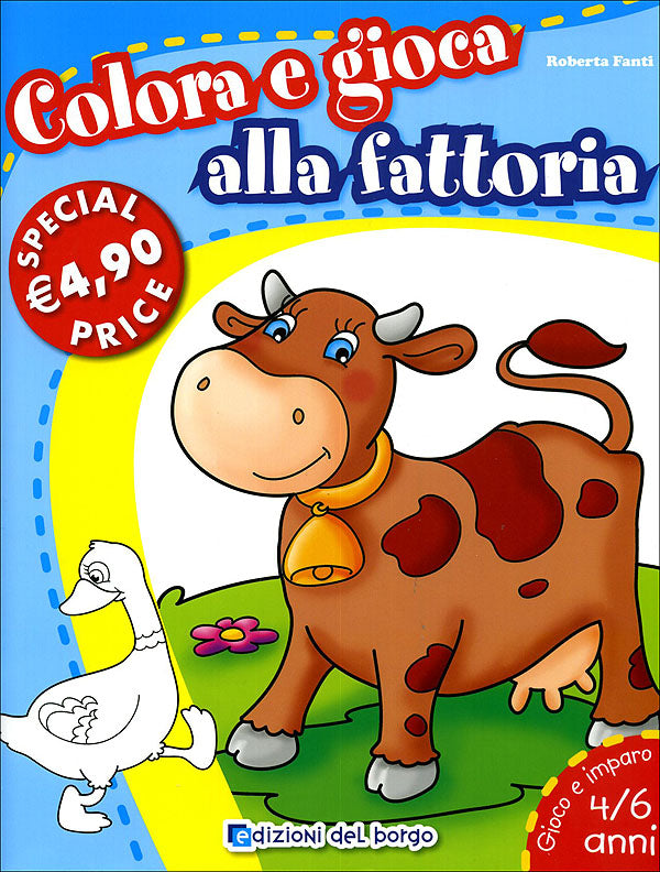 Colora e gioca alla fattoria - 4/6 anni