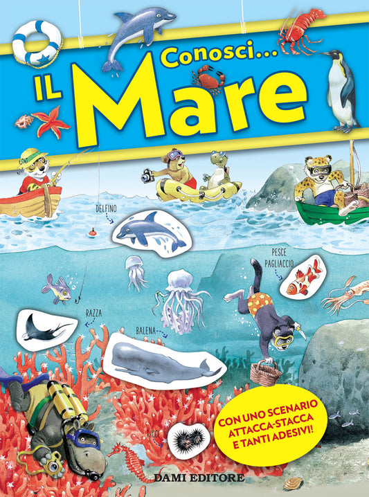 Mare::Albo + scenario con tantissimi attacca-stacca removibili - Illustrazioni di Tony Wolf e Matt Wolf