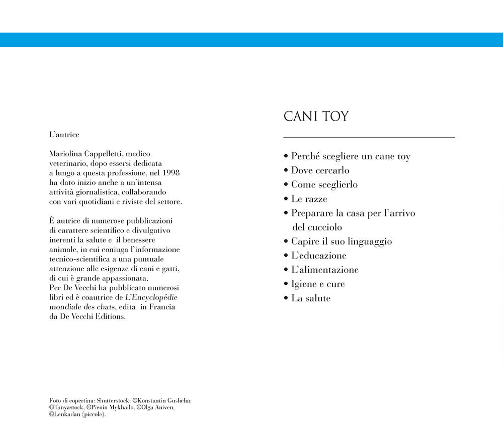 Cani toy::Scelta, educazione, cure